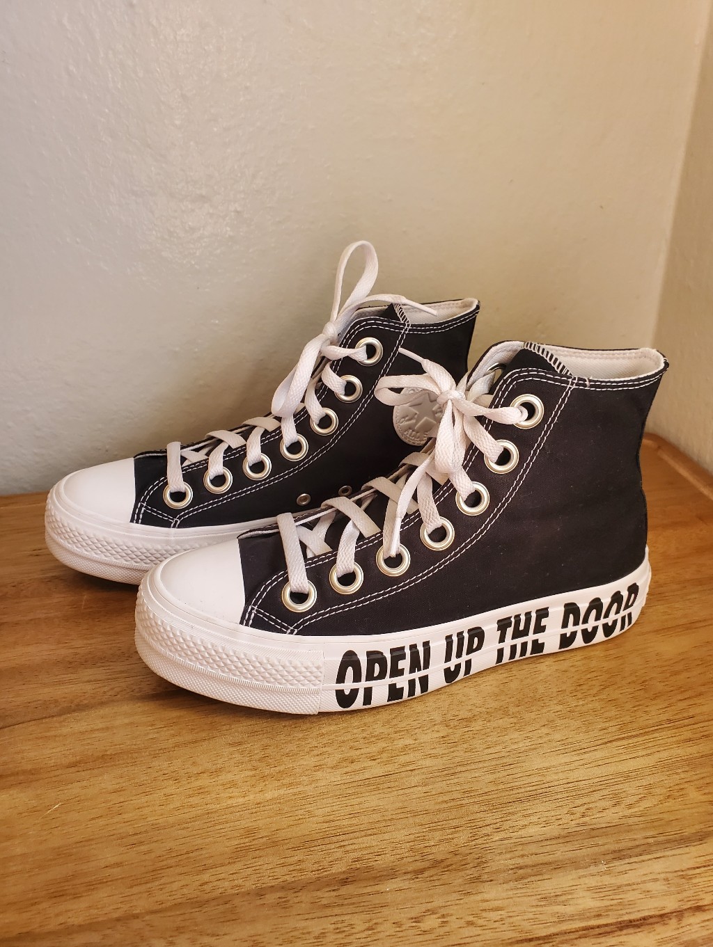 Billie Eilish X Converse Chuck Taylor All Star Platform Open Up The Door M7w9